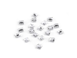 Hotfix-Strasssteine zum Aufbügeln quadratisch, gerader Schliff, 4x4 mm