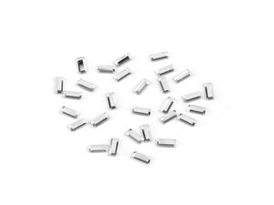 Hotfix-Strasssteine zum Aufbügeln, rechteckig, gerader Schliff, 3x7 mm