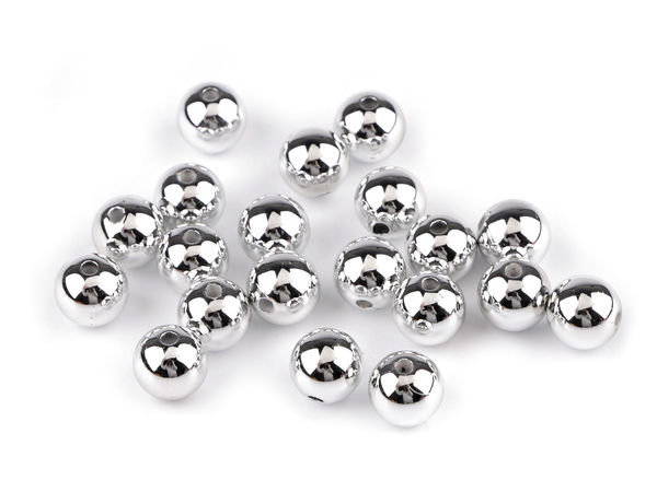 Kunststoffperlen für Weihnachtsbasteleien Ø 12 mm
