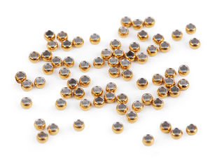 Premium 2 mm Edelstahl-Quetschperlen rund für die Schmuckherstellung