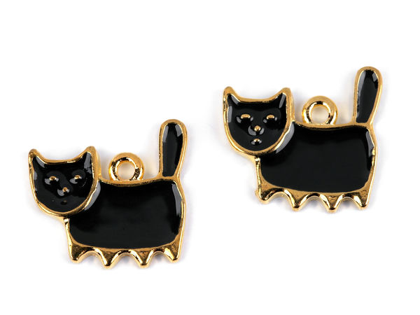 Anhänger / Reißverschluss-Zipper - Katze