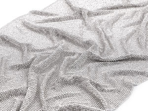 Kristall-Glitzer-Strassstoff 39x116 cm