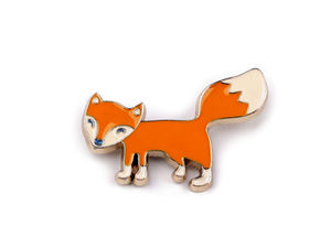 Brosche - Hund, Elefant, Fuchs