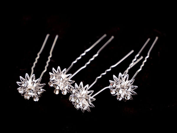 Strass-Haarnadel, Blüte Ø18 mm