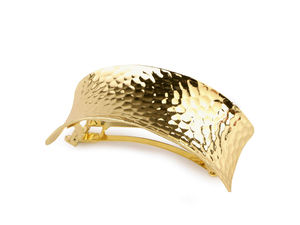 Premium französische Haarspange aus Metall in Halbkreisform