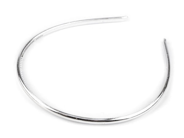 Premium-Haarreif aus Kunststoff mit Metallic-Finish und Zacken - Vielseitiges Haar-Accessoire und DIY-Bastelbasis für Erwachsene und Kinder
