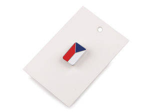 Brosche / Anstecknadel Mini-Flagge Tschechische Republik