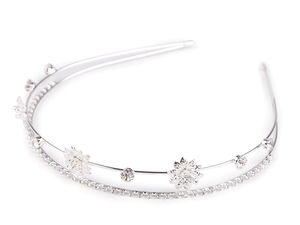 Zweireihiges Strass-Diadem
