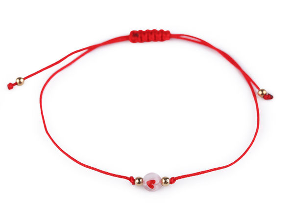 Shamballa-Armband mit Herz