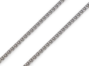 Premium Unisex-Edelstahlhalskette mit rund verschlungenen Gliedern