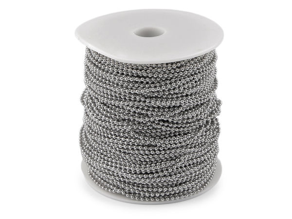 Kugelkette Ø2 mm, Edelstahl