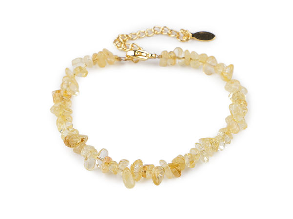 Armband aus Mineraliensplittern