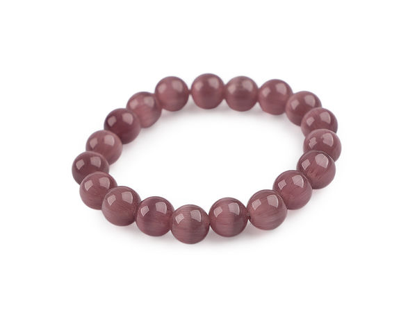 Armband aus Mineral-, Synthetik- und Glasperlen