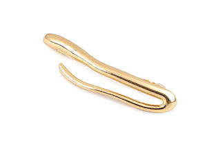 Elegante französische Haarspange aus Metall im minimalistischen Design - Premium-Haarschmuck
