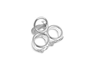 Premium Mini-Haarklammern aus Metall - Schmetterlings- und klassische Designs mit starkem Halt, hochglänzender Haarschmuck