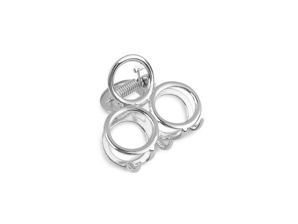 Premium Mini-Haarklammern aus Metall - Schmetterlings- und klassische Designs mit starkem Halt, hochglänzender Haarschmuck