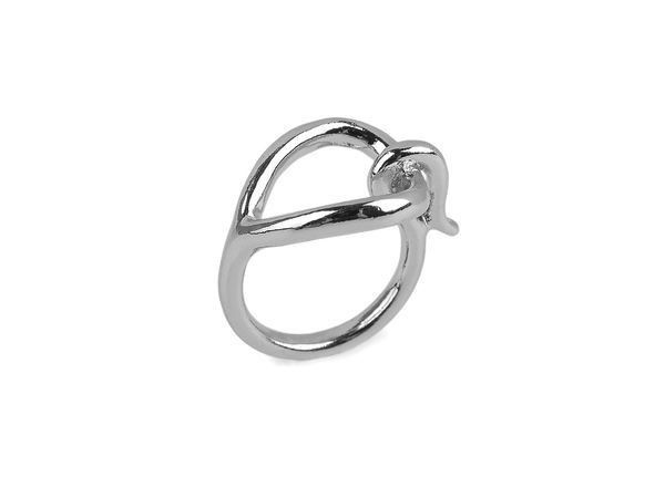 Premium-Schalclip aus Metall - Eleganter dekorativer Tuchring für Schals und Tücher