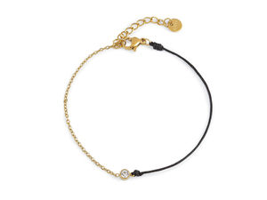 Elegantes Edelstahl-Armband mit Strass-Akzenten - Premium-Modeschmuck