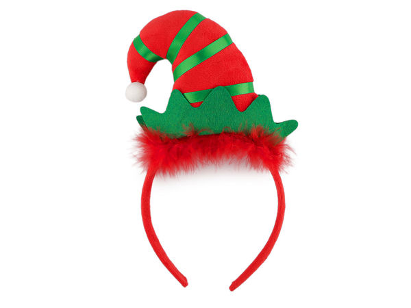 Festlicher Elfen-Haarreif für Weihnachten & Kostümpartys