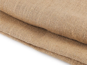 Premium Jute-Stoff Natur - Material für rustikale Bastelarbeiten und Wohndekoration