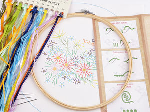 Stickset / Kreuzstich-Set mit vorgedrucktem Motiv