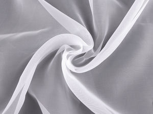 Voile-Gardinenstoff mit Bleiband, Breite 276 cm