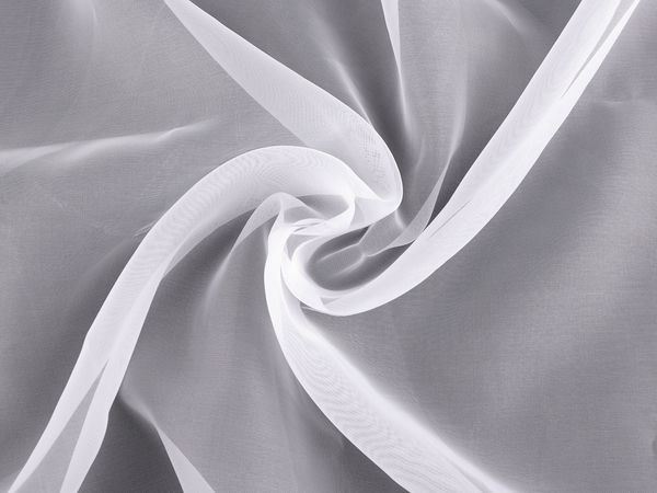 Voile-Gardinenstoff mit Bleiband, Breite 276 cm