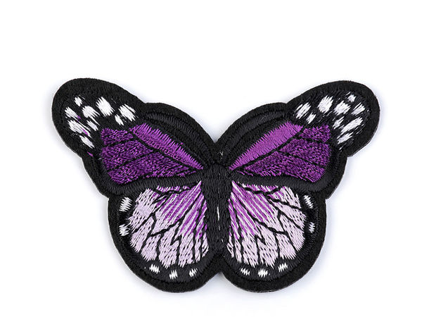 Premium Schmetterling Stickapplikationen zum Aufbügeln und Aufnähen für Kleidung, Jacken, Jeans und Rucksäcke