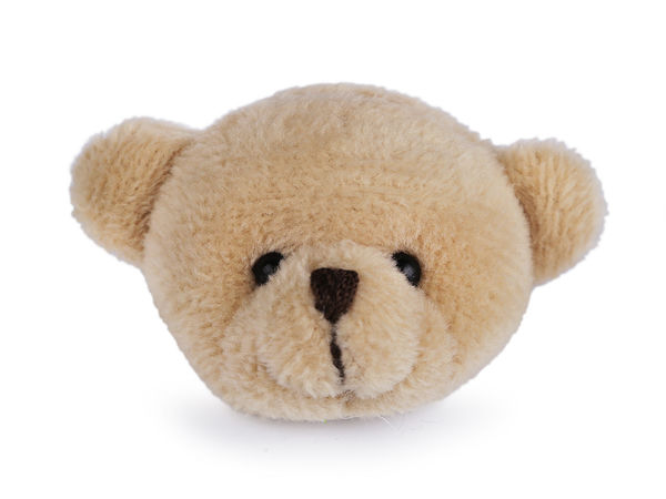 Aufnäher Teddybärkopf Applikation - Ø 4,5 cm