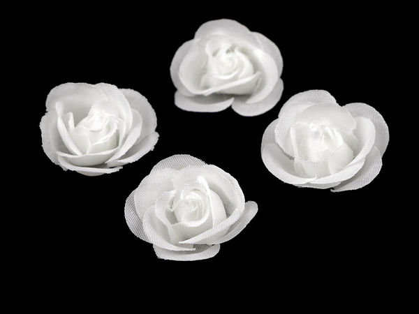 Künstliche Rosenblüte Ø 3 cm