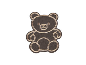 Teddybär-Stickapplikationen zum Aufbügeln / Aufnähen für Kleidung und Accessoires