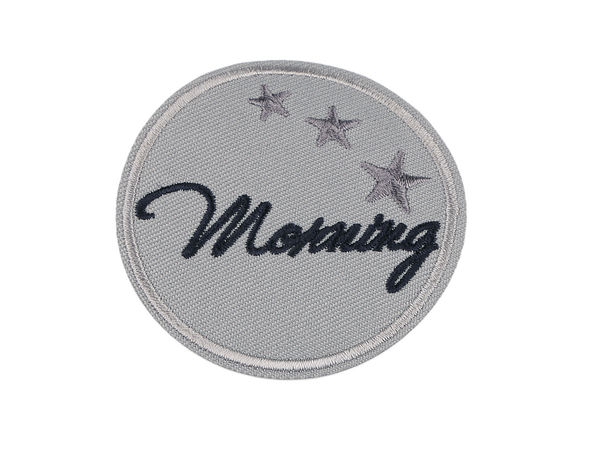 Premium-Stickaufnäher rund - Hochwertige Applikation zum Aufbügeln und Aufnähen für Kleidung, Jacken und Taschen