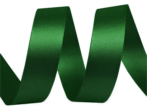 Premium doppelseitiges Satinband (24mm) - Elegantes hochglänzendes Dekoband für Näharbeiten, Bastelprojekte und Bekleidung