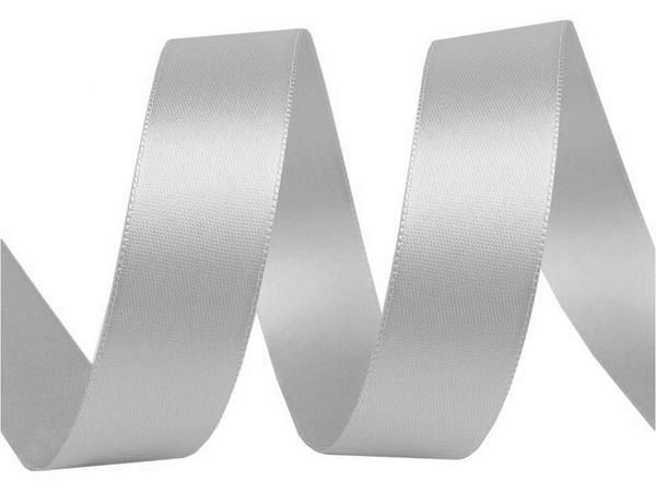 Premium doppelseitiges Satinband (24mm) - Elegantes hochglänzendes Dekoband für Näharbeiten, Bastelprojekte und Bekleidung