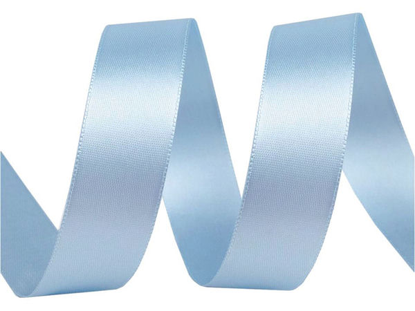Premium doppelseitiges Satinband (24mm) - Elegantes hochglänzendes Dekoband für Näharbeiten, Bastelprojekte und Bekleidung