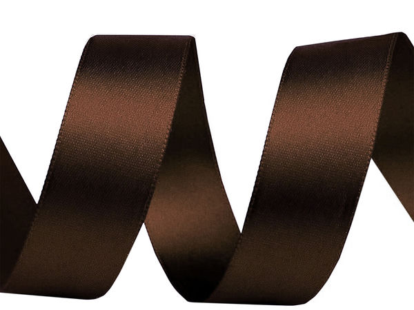 Premium doppelseitiges Satinband (24mm) - Elegantes hochglänzendes Dekoband für Näharbeiten, Bastelprojekte und Bekleidung