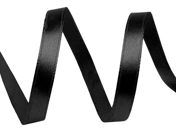 Satinband in 5-m-Packungen, Breite 6 mm