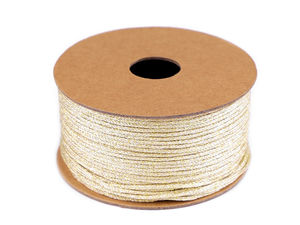 Weihnachtsband Lurex / Brokat, Breite 3 mm
