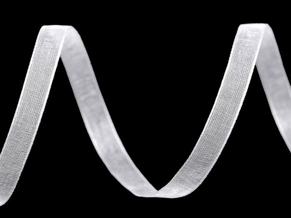 Premium Chiffon-Monofilamentband - 7 mm Breite - Elegantes halbtransparentes Dekoband für Hochzeiten, Bastelarbeiten und Geschenkverpackungen