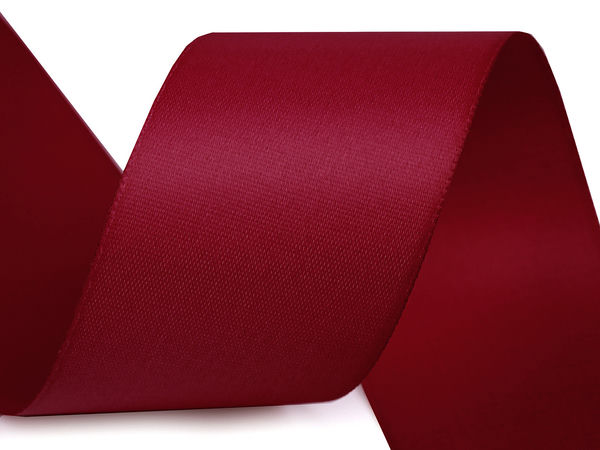 Premium doppelseitiges mattes Satinband (40mm) - Elegantes Näh- und Dekoband