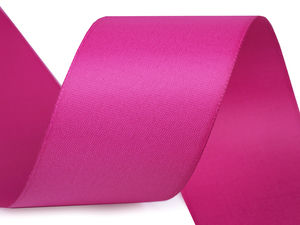 Premium doppelseitiges mattes Satinband (40mm) - Elegantes Näh- und Dekoband
