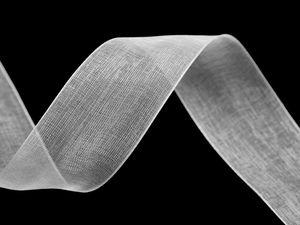 Premium Organza-Monofilband (28mm) - Weiches Chiffon-Dekoband für Floristik und Geschenkverpackungen