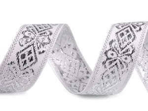 Dekoband mit Lurex, Breite 30 mm