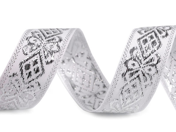 Dekoband mit Lurex, Breite 30 mm