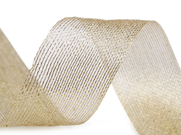 Dekoband mit Lurex Breite 40 mm