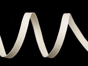 Baumwoll-Ripsband / Schlaufenbreite 6 mm