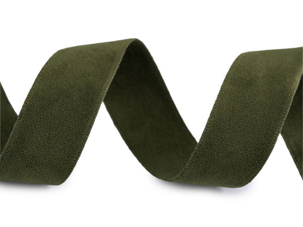 Samtband doppelseitig, Breite 25 mm