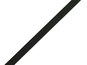 Premium 5 mm Dessous-Gummiband (Schwarz) – Weiches Elastikband zum Nähen, für Unterwäsche und Kleidung