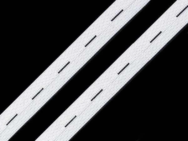Premium verstellbares Knopfloch-Gummiband (15-17 mm Breite)