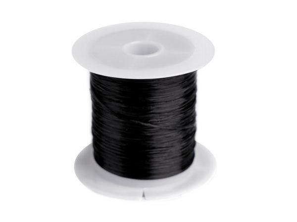 Premium flaches elastisches Schmuckband - 1 mm robuster Perlenfaden für Rocailles und Schmuckherstellung